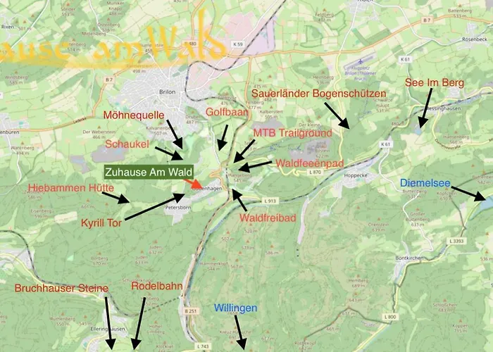 Zuhause Am Wald Lejlighed Brilon